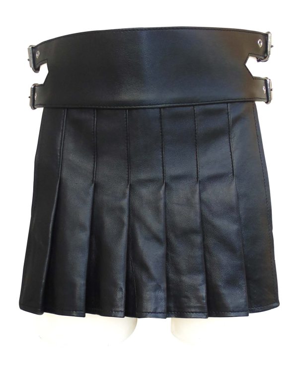 Leather Kilt Gladiator Style (Custom Made to Order)