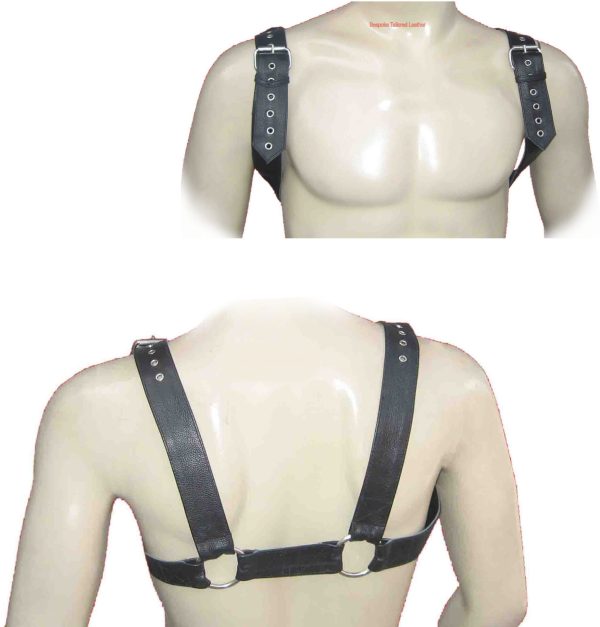 Leather Adjustable Harness With O-Ring