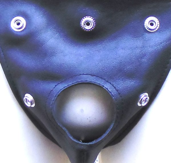 Leather Jockstrap With Side Button (Custom Made To Order)