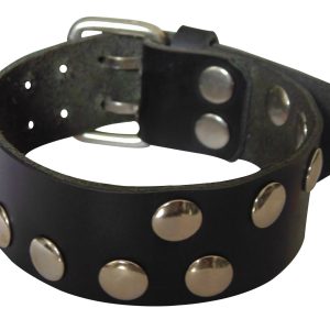 Leather Wristband With Studs Custom Made To Order