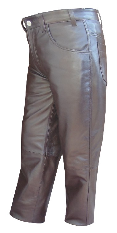 Men's Brown Leather Trousers for Men's (Custom Made to Order) Plus sizes welcome